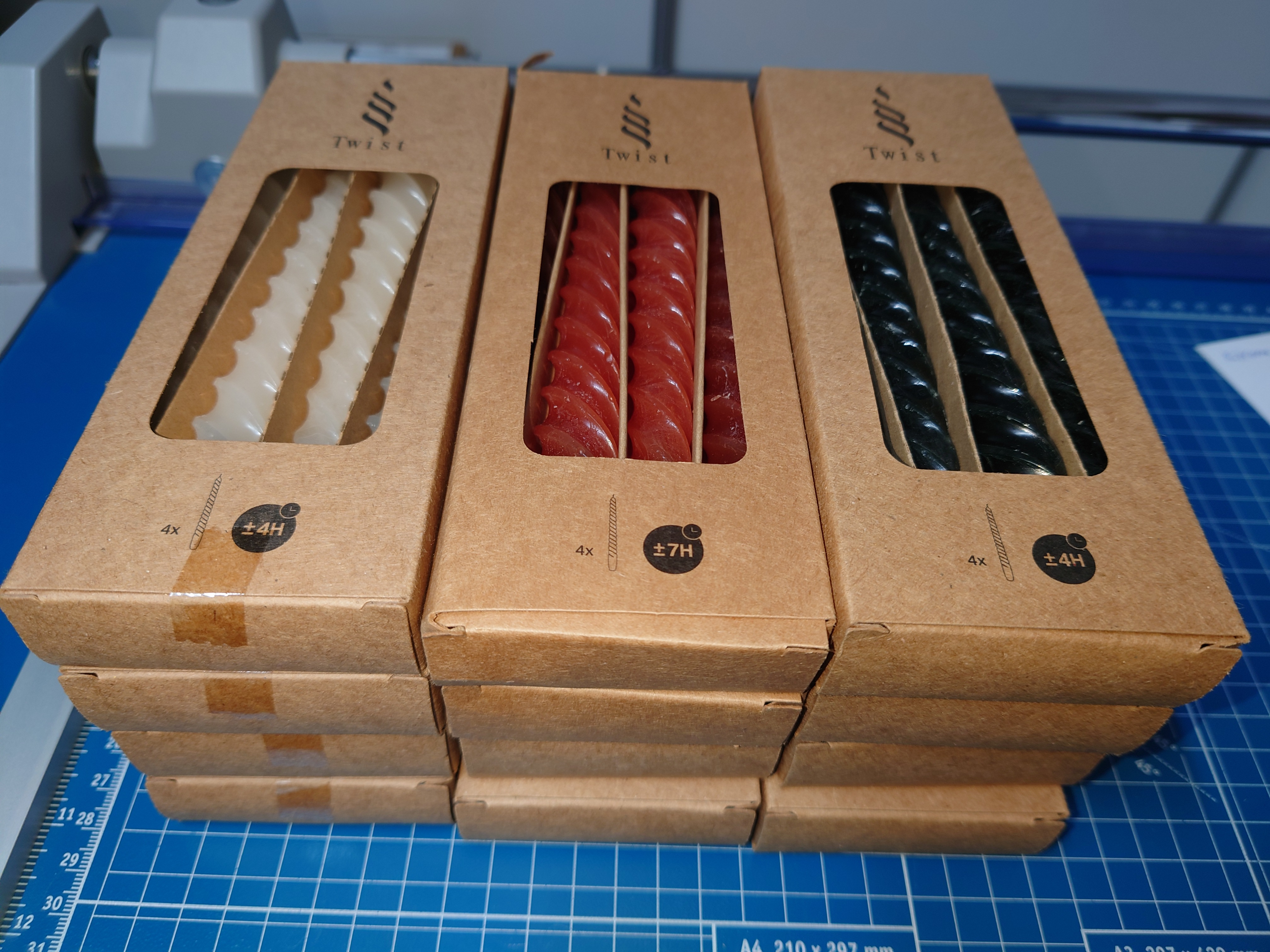 Twist candles kaarsen | 12 sets