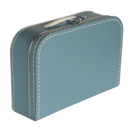 Kinderkoffertje grijsblauw 30 cm