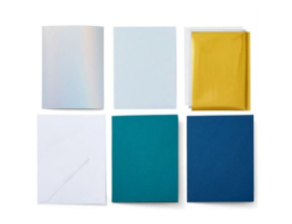 Cricut Joy | Foil Transfer Insert Cards | Blue Lagoon (8 stuks)