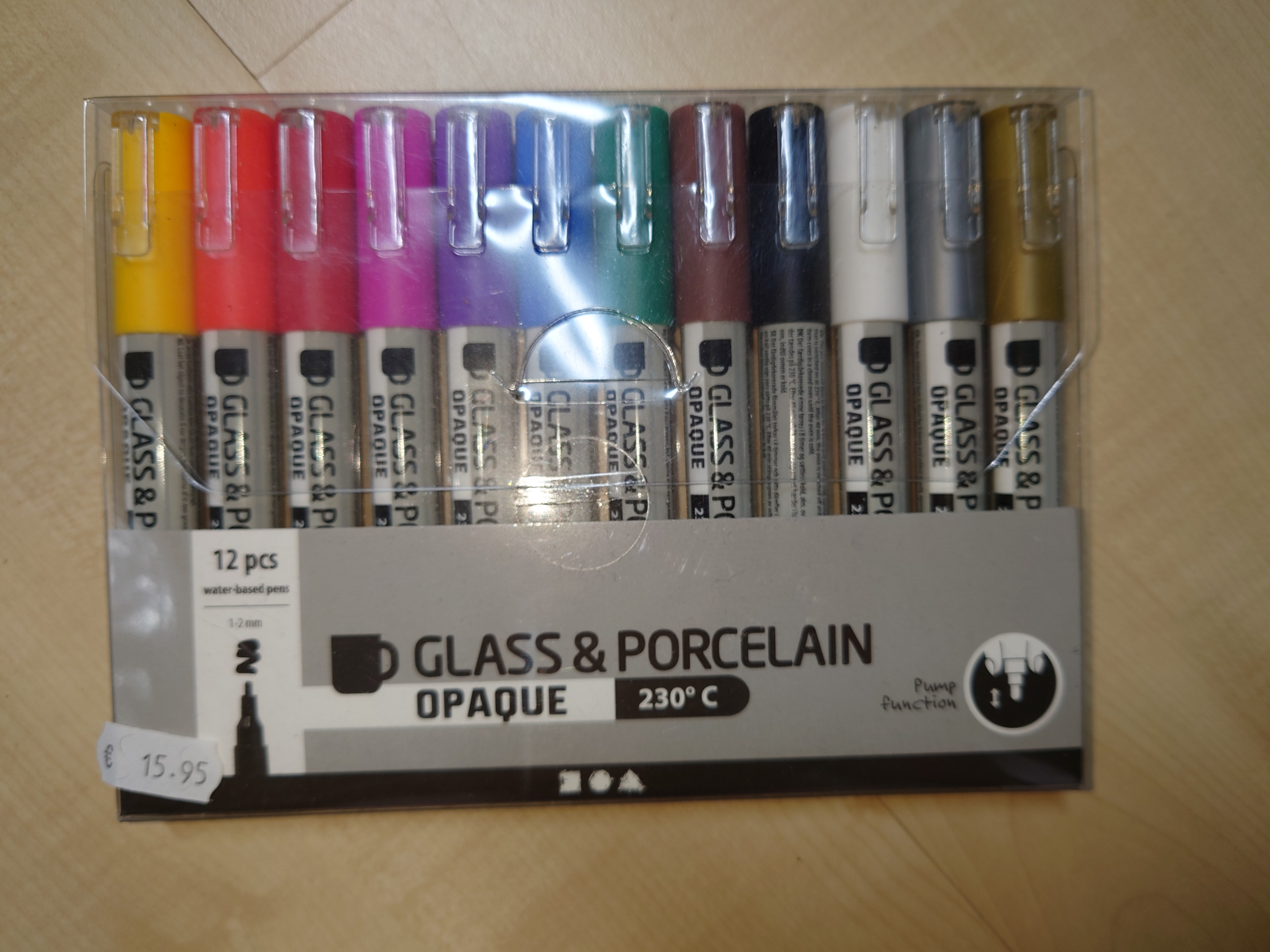 Glas & Porceleinstiften