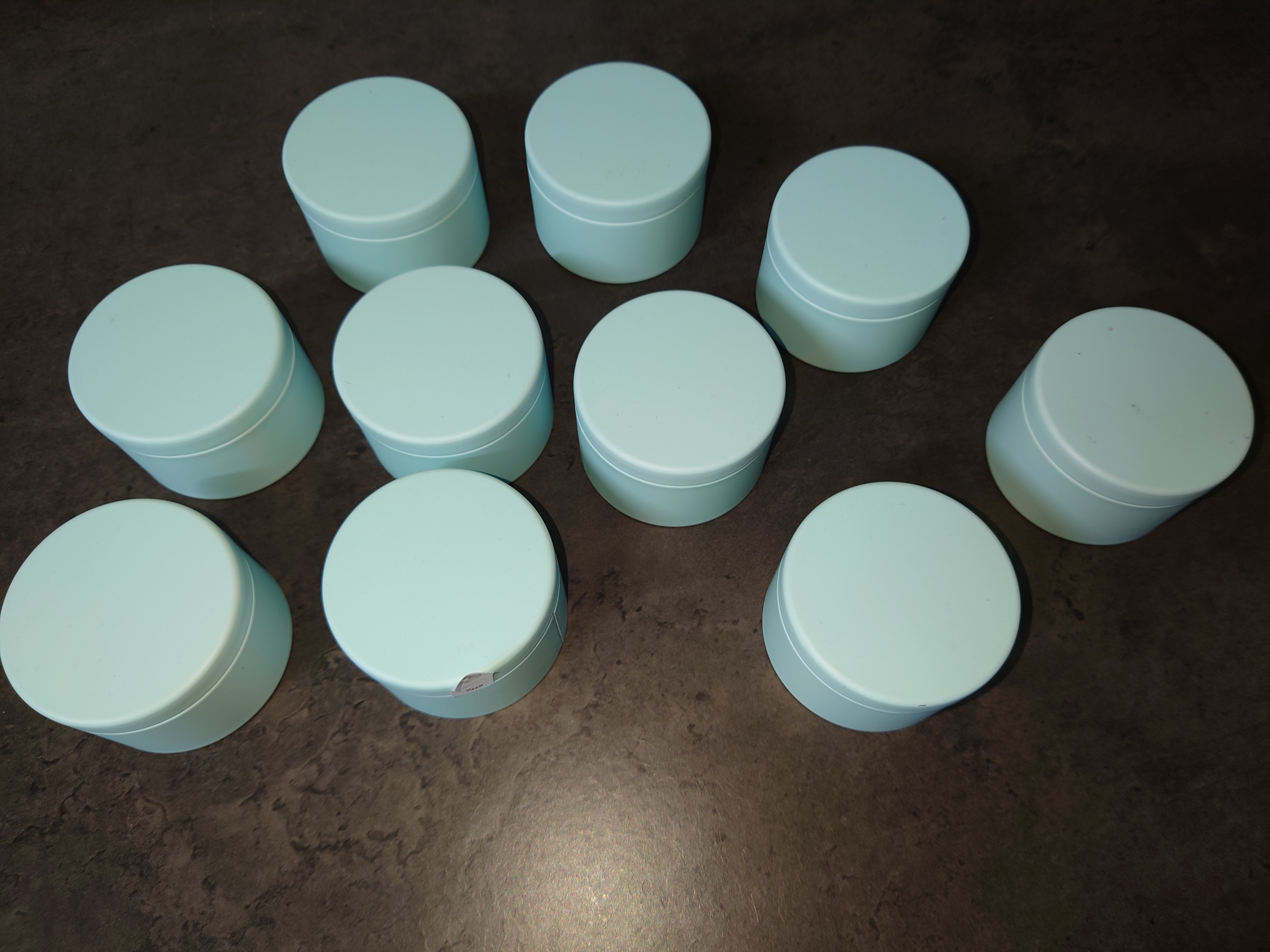 Blikjes blauw | 9 stuks
