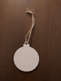 Houten hanger | Kerstbal