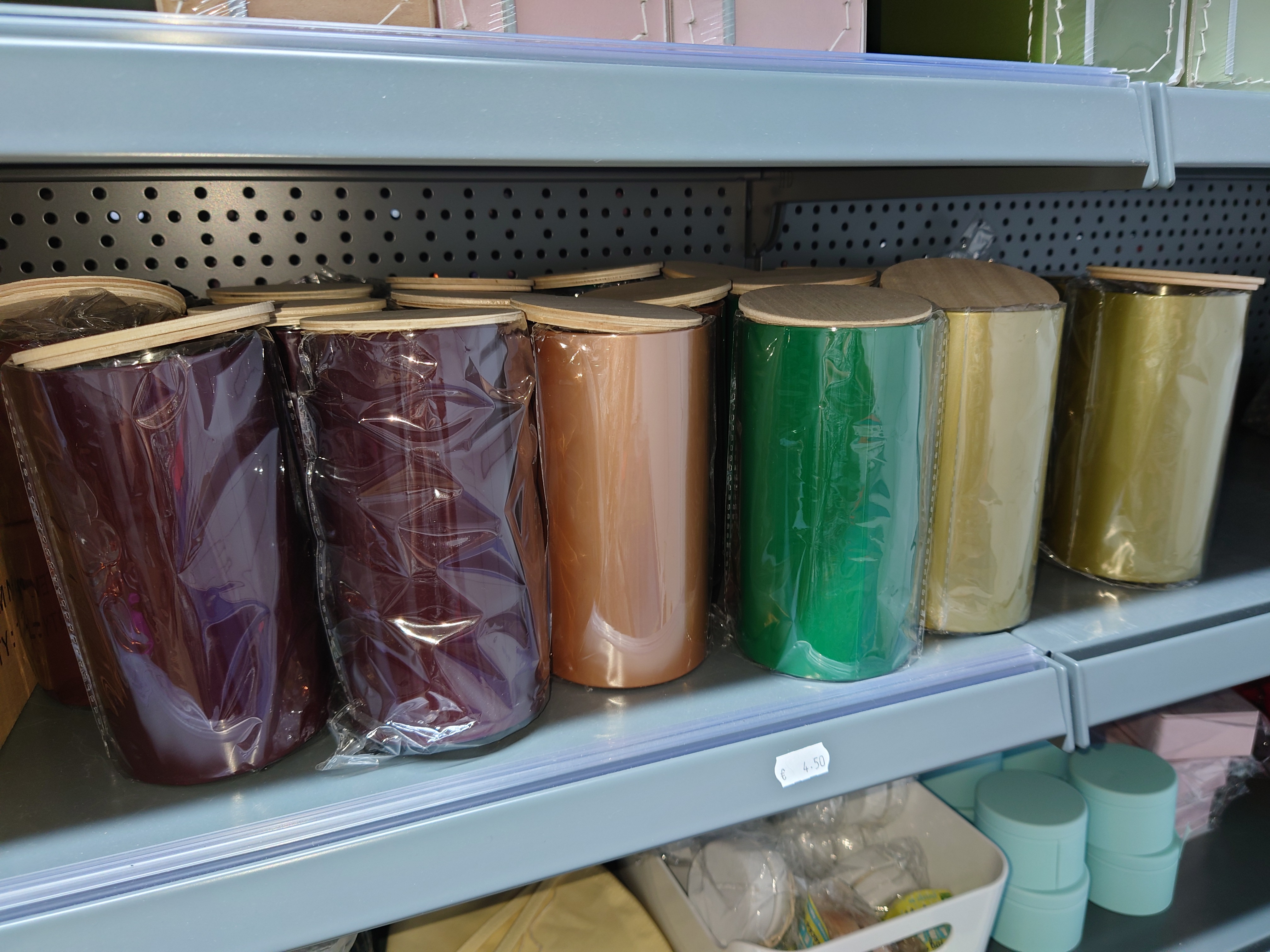 Blikken verschillende kleuren | 18 stuks