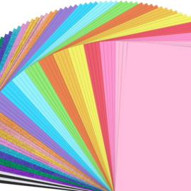 LOKLiK Cardstock Bundle 20 colors 60-Pack (21.6 x 28 cm)