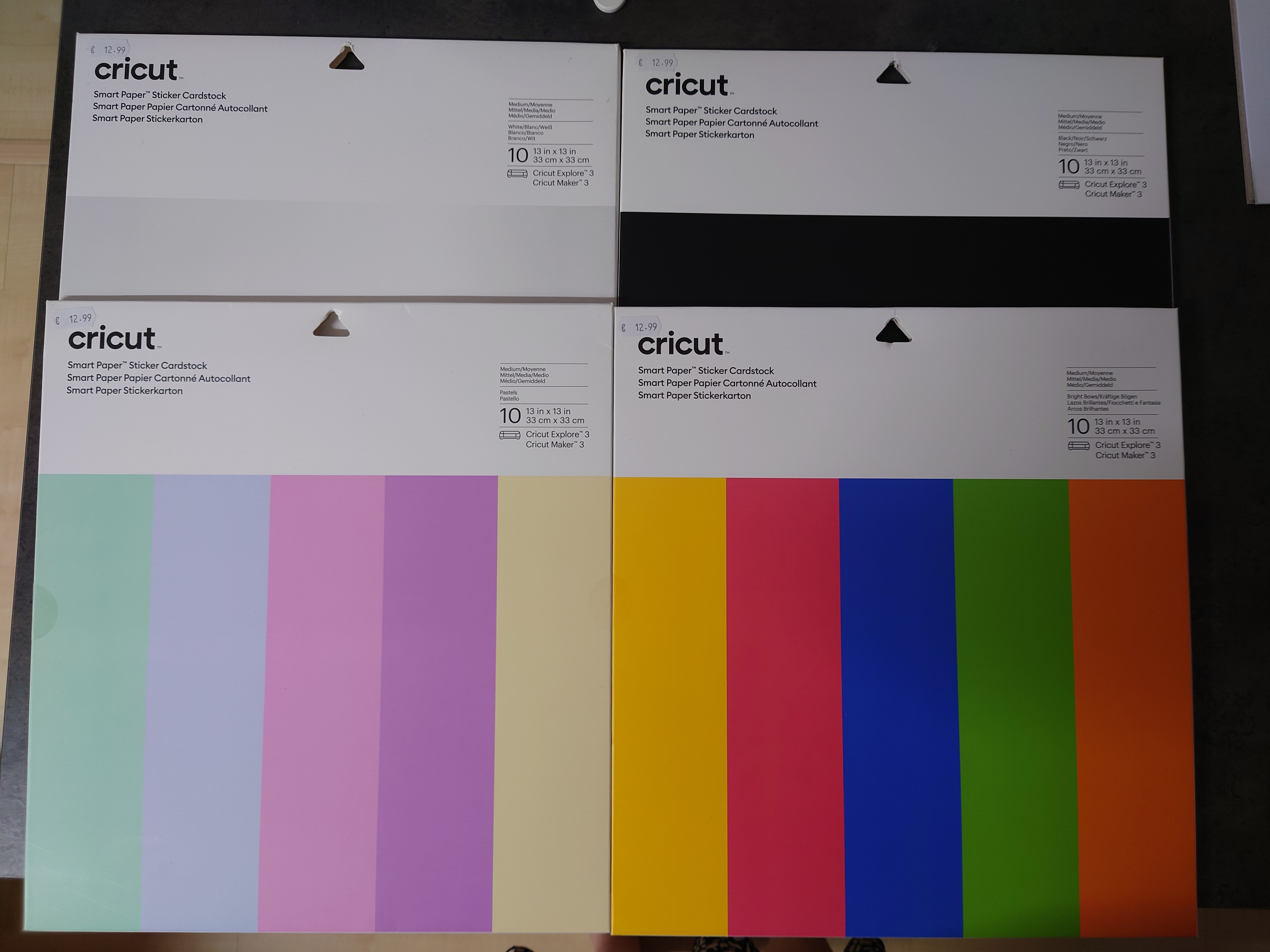 Smart Paper Sticker Cardstock | 4 stuks