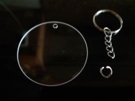 Sleutelhanger van plexiglas