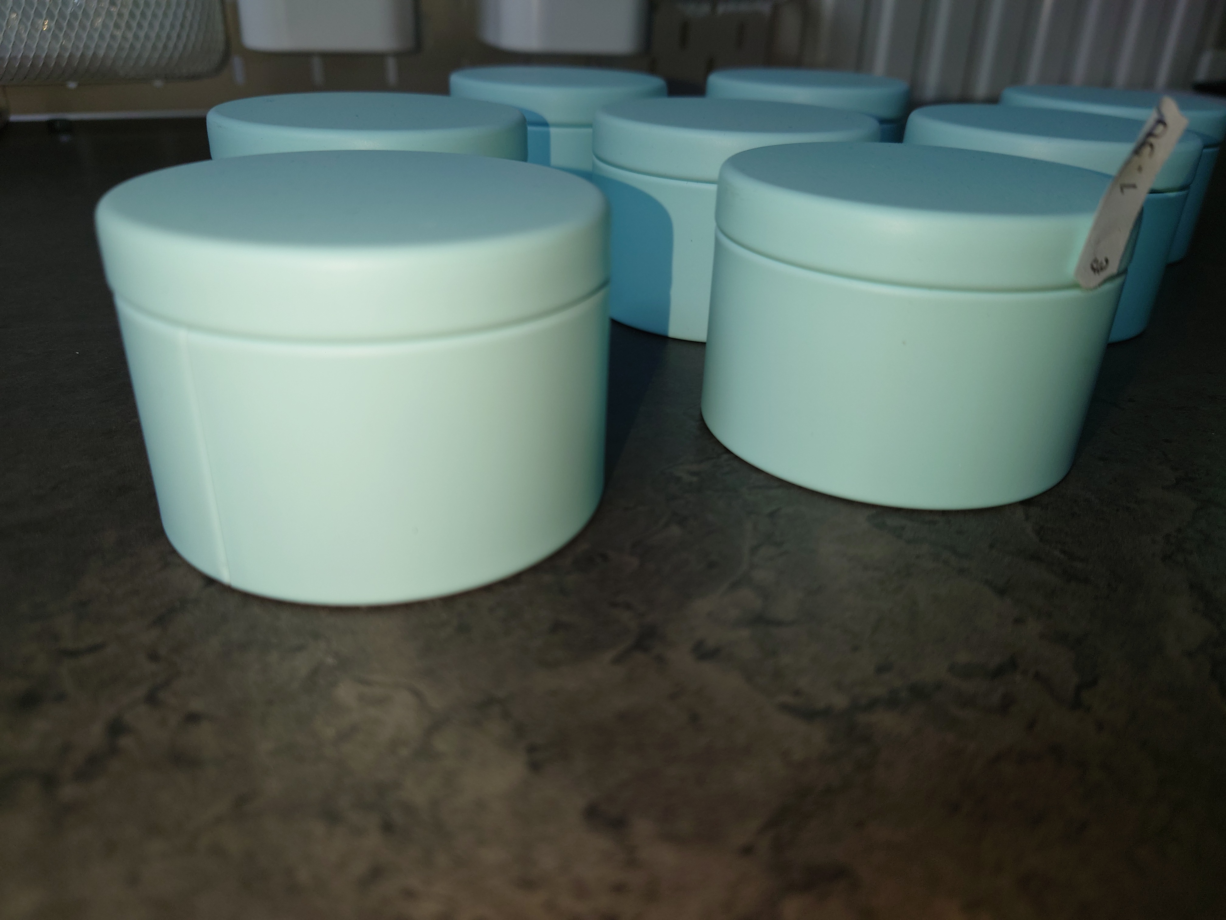 Blikjes blauw | 9 stuks