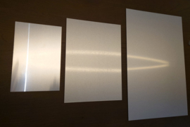 Aluminium plaatje zilver | 10 x 15 cm
