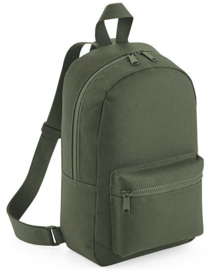 Mini essential fashion backpack olijfgroen