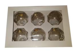 Kerstballen glas 6 stuks