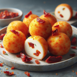 Geitenkaas kroketjes met zongedroogde tomaat 12x20gr