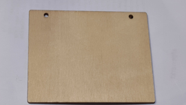 Tekstbord in hout