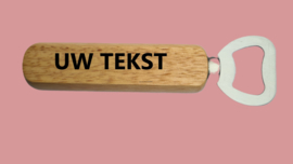 Houten flessenopener