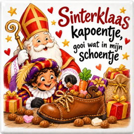 ​Tegeltje Sinterklaas kapoentje
