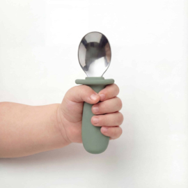 Kinder Bestek Set – RVS Vork & Lepel | Stone Green