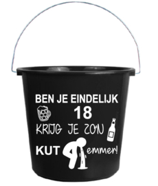 Ben je eindelijk jarig , krijg je zo'n kutemmer