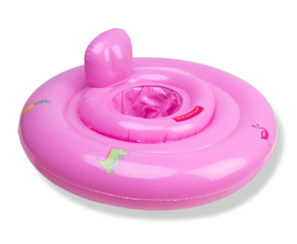 Baby Zwemzitje roze 0-1 jaar