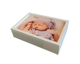 Houten memoriebox | met foto