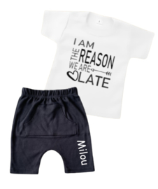 ZOMER SET | T-shirt + korte broek - Reason we are late