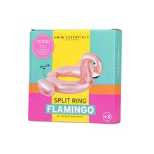 Splitring Rosé gouden flamingo 3+