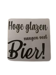 Bierviltjes met leuke tekst