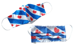 Friese vlag mondkapje