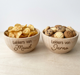 Houten Kommetje | Lekkers van....