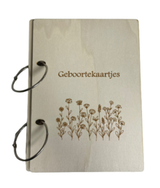 Bewaarbundel geboortekaartjes  | Bloemen