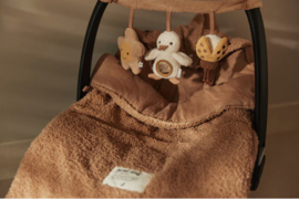 Voetenzak voor Autstoel Kinderwagen Boucle - Biscuit