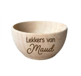 Houten Kommetje | Lekkers van....