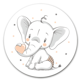 Muurcirkel | Baby olifant