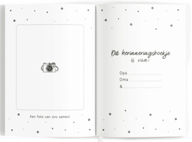 Mijn opa, oma & ik invulboek – Zwart/wit