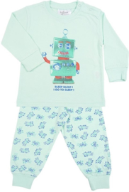 Pyjama Robot Go To Sleep - mint