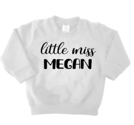 Sweater | Little miss + naam