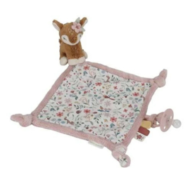 Knuffeldoekje print Hert - Roze - Fairy Garden