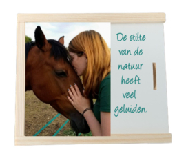 Houten Theedoos met foto/tekst naar wens