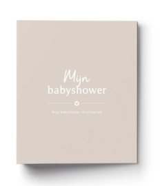 Bewaarbundel Babyshower invulkaarten A5