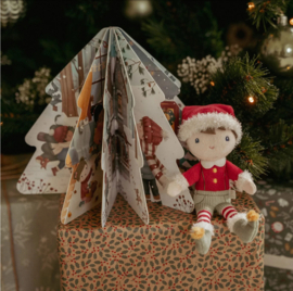 Little Dutch | Kerstboek met knuffel Jim - Giftset