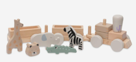 Jollein | Houten Speelgoedtrein - Jungle Jambo