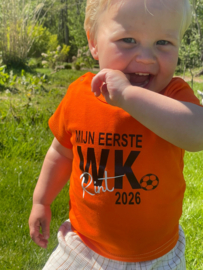 KIDS T-Shirt | mijn eerste WK 2026 + naam