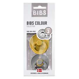 BIBS SPENEN | Moustard - Smoke T2 (2-pack)