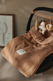 Voetenzak voor Autstoel Kinderwagen Boucle - Biscuit