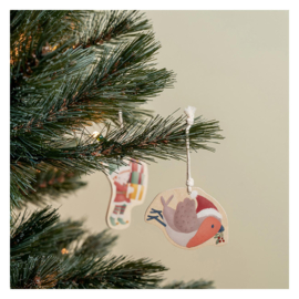 Little Dutch | Houten Kerst Hangers, 10 st.
