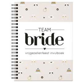 Vrijgezellenfeest boekje 'Team Bride' - 25 personen