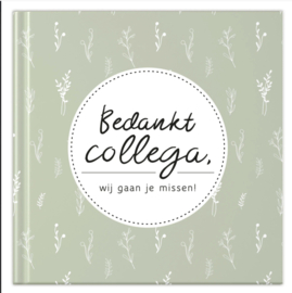 Afscheidsboek Bedankt Collega – Twigs