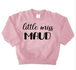 Sweater | Little miss + naam