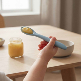 Kinder Siliconen Lepeltje | Stone Green
