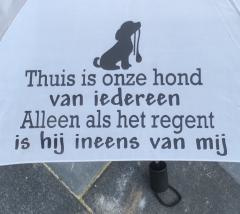 Opvouwbare paraplu - hond