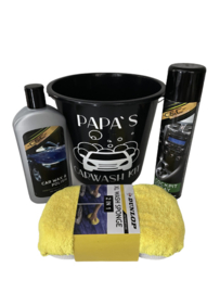 Cadeau emmer Carwash kit | Papa  / Opa