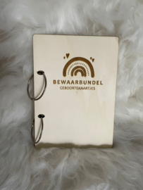 Bewaarbundel geboortekaartjes  | Regenboog